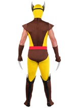 Adult Premium Marvel XMen Brown Wolverine Costume Alt 2