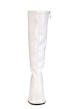 Womens Patent White Costume Gogo Boots Alt 2