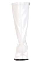 Girls Patent Costume White Gogo Boots Alt 4