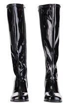 Womens Patent Black Costume Gogo Boots Alt 1
