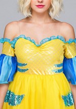 Women's Disney The Little Mermaid Flounder Costume Alt 3
