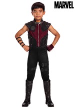 Boys Deluxe Marvel Avengers Hawkeye Costume Main 1