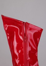 Womens Thigh High Red Patent Boots Alt 2