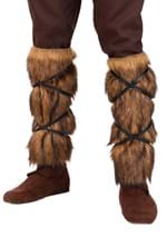 Adult Medieval Fur Costume Leg Wraps