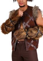 Adult Medieval Fur Costume Leg Wraps Alt 2