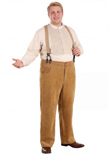 Plus Size Working Class 1920s Mens Costume