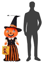 Animatronic Gourdgeous Vintage Pumpkin Witch Alt 5