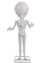 4.5 Ft. Little Grey Man Alien Animatronic Decorati Alt 4