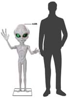 4.5FT Animatronic Little Grey Man Alien Decoration 7