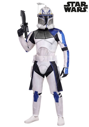 Mens Star Wars Captain Rex Clone Trooper Costume