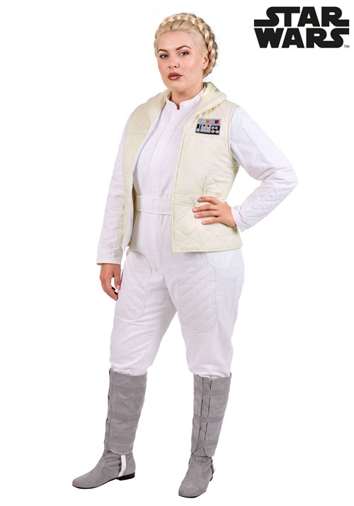 Plus Size Star Wars Hoth Leia Womens Costume
