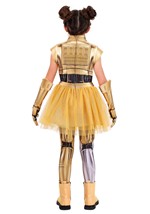 Girls Star Wars C3PO Dress Costume Alt 1