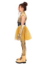 Girls Star Wars C3PO Dress Costume Alt 2