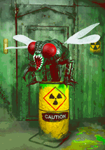 Animatronic Mungo the Mutant Fly Decoration Main 1