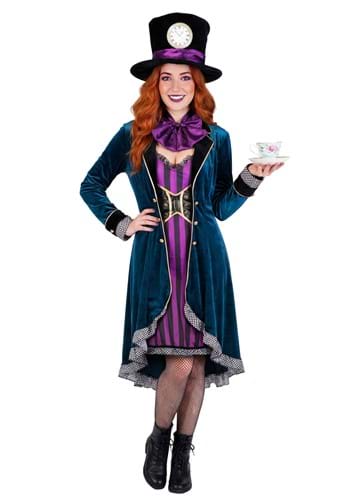 Wild Mannered Mad Hatter Womens Costume