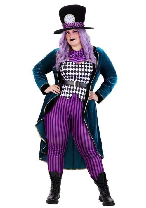 Plus Size Panache Pride Mad Hatter Womens Costume