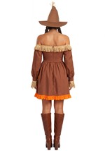 Women's Perfectly Patched Scarecrow Costume Alt 4