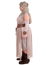 Plus Size Premium Star Wars Rey Women Costume Alt 2