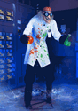 Animatronic Archibald Tinklerdoom Mad Scientist Decoration