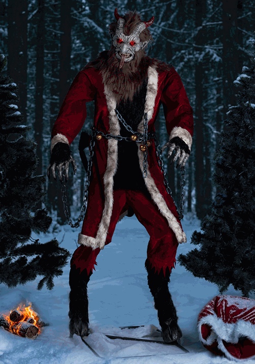 Animatronic Krampus Decoration