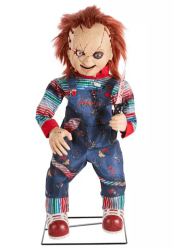 3.5FT Universal LED Scarred Chucky Animated Decoration
