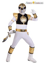 Mens Power Rangers Premium White Ranger Costume