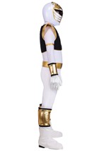 Mens Power Rangers Premium White Ranger Costume Alt 4