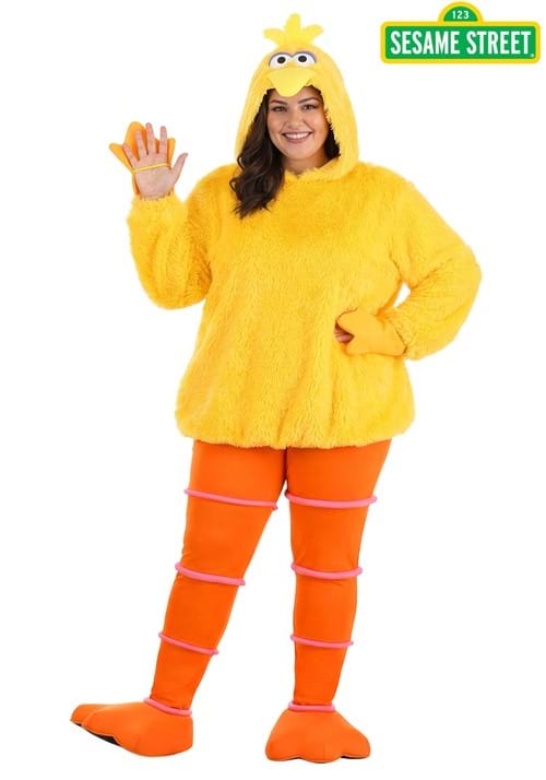 Plus Size Sesame Street Cozy Big Bird Womens Costume