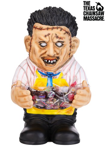 Leatherface Treat Bowl Holder Halloween Decoration