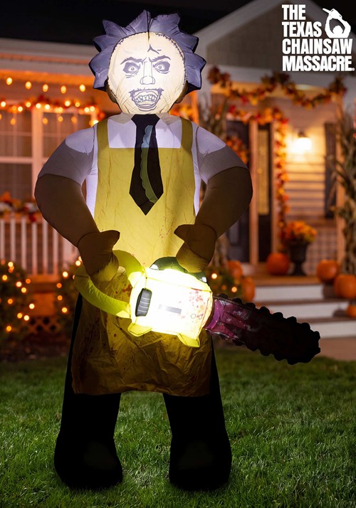 8FT Inflatable Leatherface Decoration Main