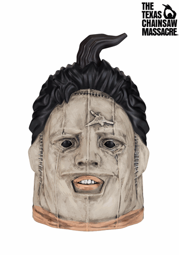 Leatherface Realistic Pumpkin Decoration