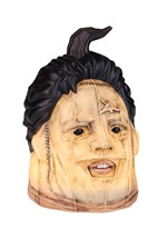 Leatherface Realistic Pumpkin Decoration Alt 2