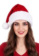 Adult Velvet Red Santa Costume Hat