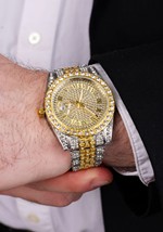 Golden Bling Costume Accessory Watch Alt 1