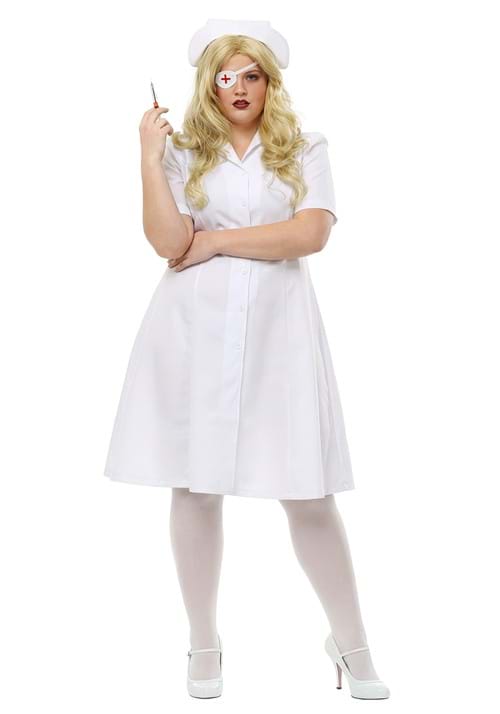 Plus Size Not So Nice Nurse Womens Costume