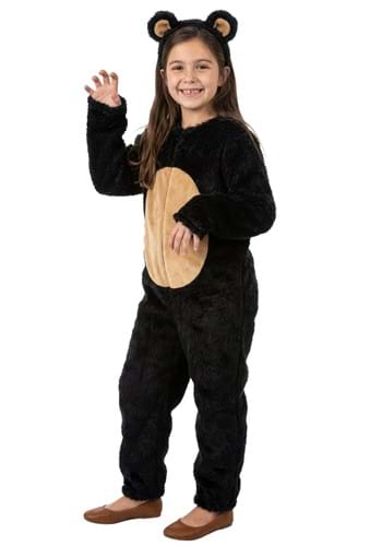 Cute Black Bear Kids Costume
