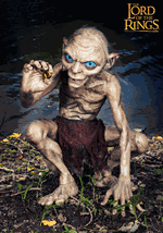 Animatronic Lord of the Rings Gollum Decoration