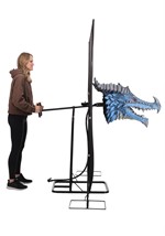 3FT Actor-matronic Blue Dragon's Head Decoration 8