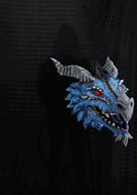 3FT Actor-matronic Blue Dragon's Head Decoration 1