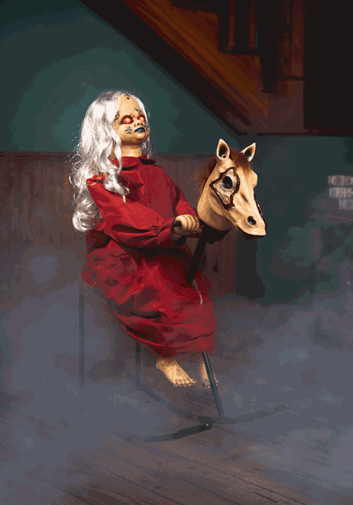 3.5FT Animatronic Rocking Rebecca Decoration
