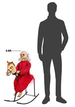 3.5FT Animatronic Rocking Rebecca Decoration Alt 9