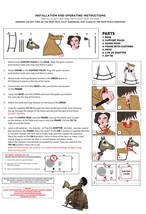 3.5FT Animatronic Rocking Rebecca the Zombie Doll Decoration