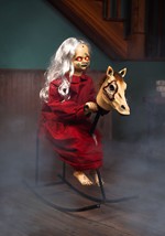 3.5FT Animatronic Rocking Rebecca the Zombie Doll Decoration