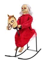 3.5FT Animatronic Rocking Rebecca the Zombie Doll Decoration