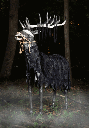 7FT Animated The Sinister Stag Decoration