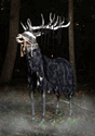 7FT Animated The Sinister Stag Decoration