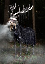 7FT Animated The Sinister Stag Decoration Alt 1