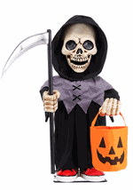 Animatronic Lil Boo Bonez Rapping Reaper Decoration Alt 1