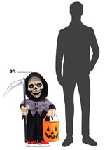 Animatronic Lil Boo Bonez Rapping Reaper Decoration Alt 6