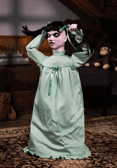 Animatronic Tantrum Tina Disturbing Doll Decoration